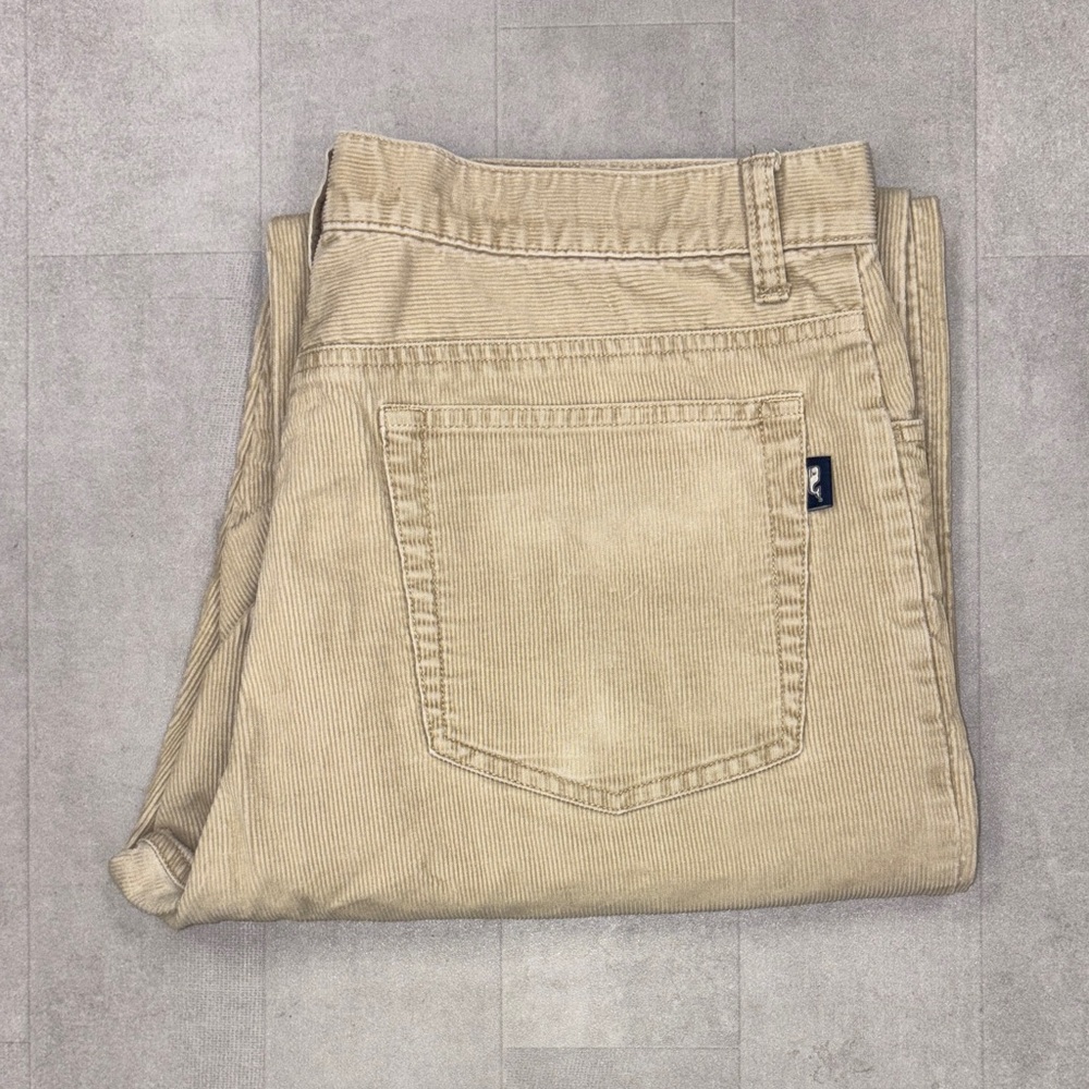 Vineyard Vines Khaki Corduroy Pants - 35x32